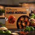 Jerry Longo's Famous Meatballs package—coming soon for nationwide shipping
